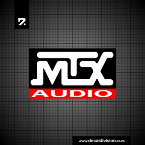 MTX Audio Sticker